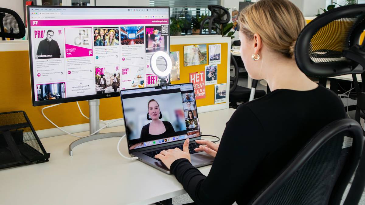 Student practicing competition makeup techniques during an online makeup certification course